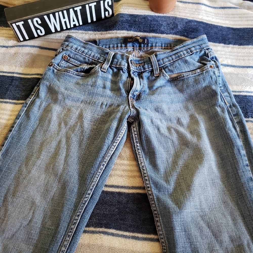 Levi's too super low 524 jeans